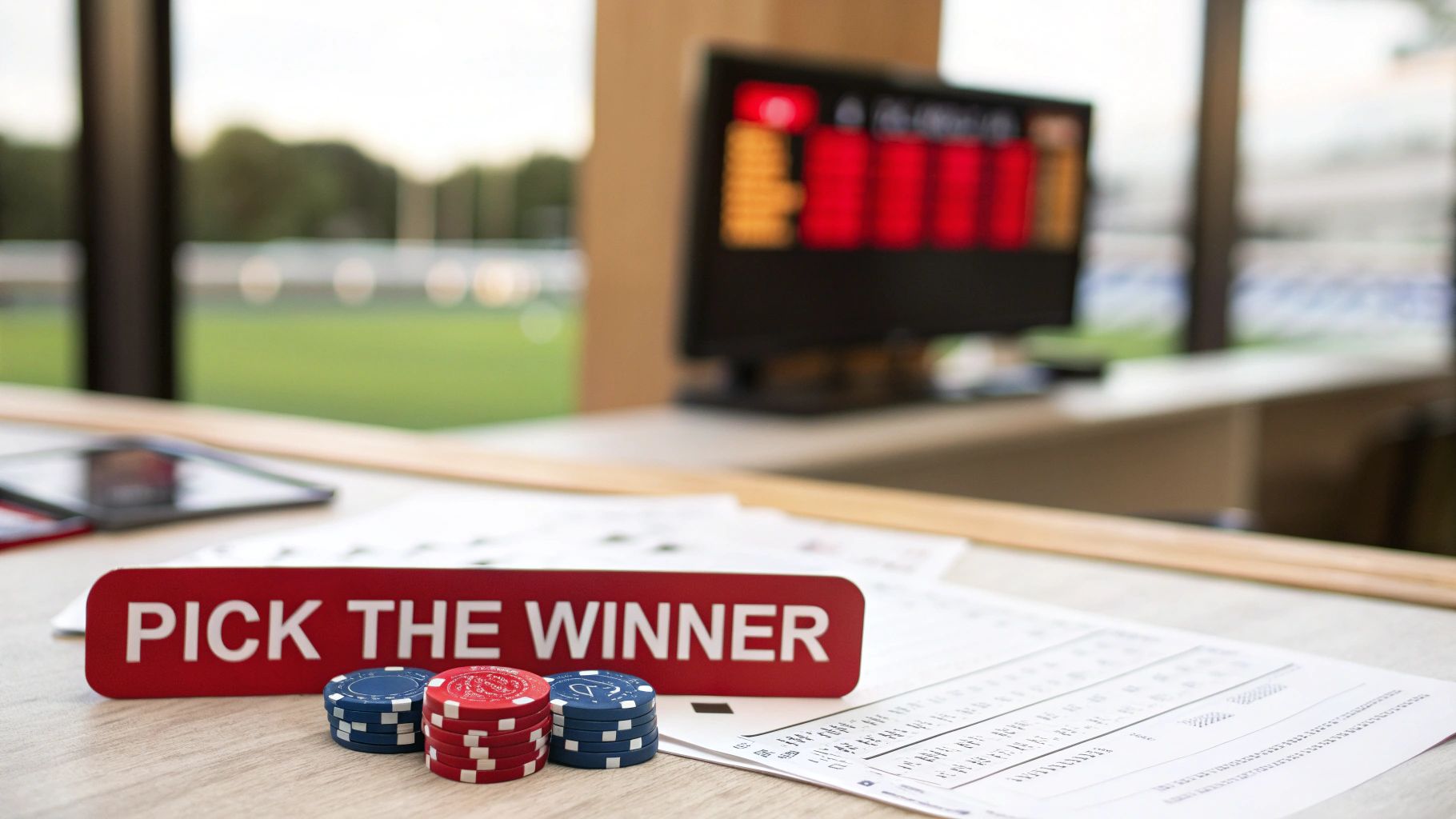 An exciting moment in a sports stadium with a packed crowd and bright lights.