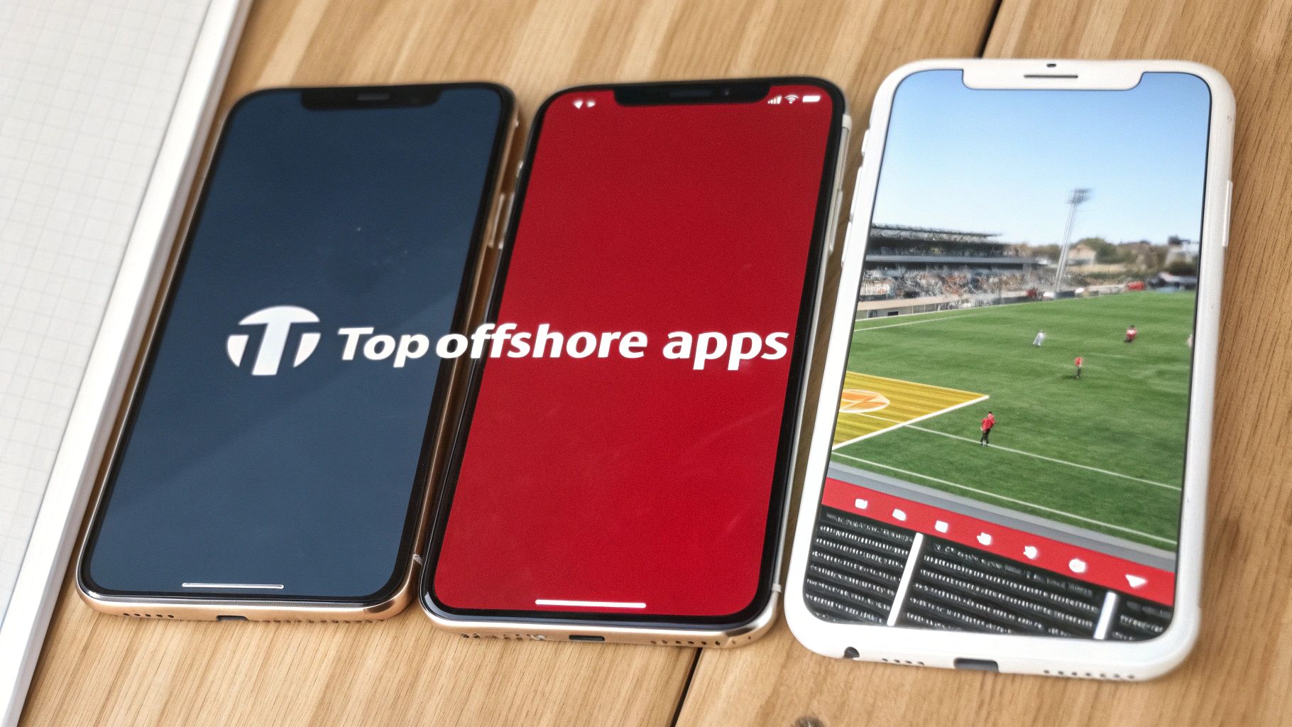 Mobile interface of an offshore sportsbook app.