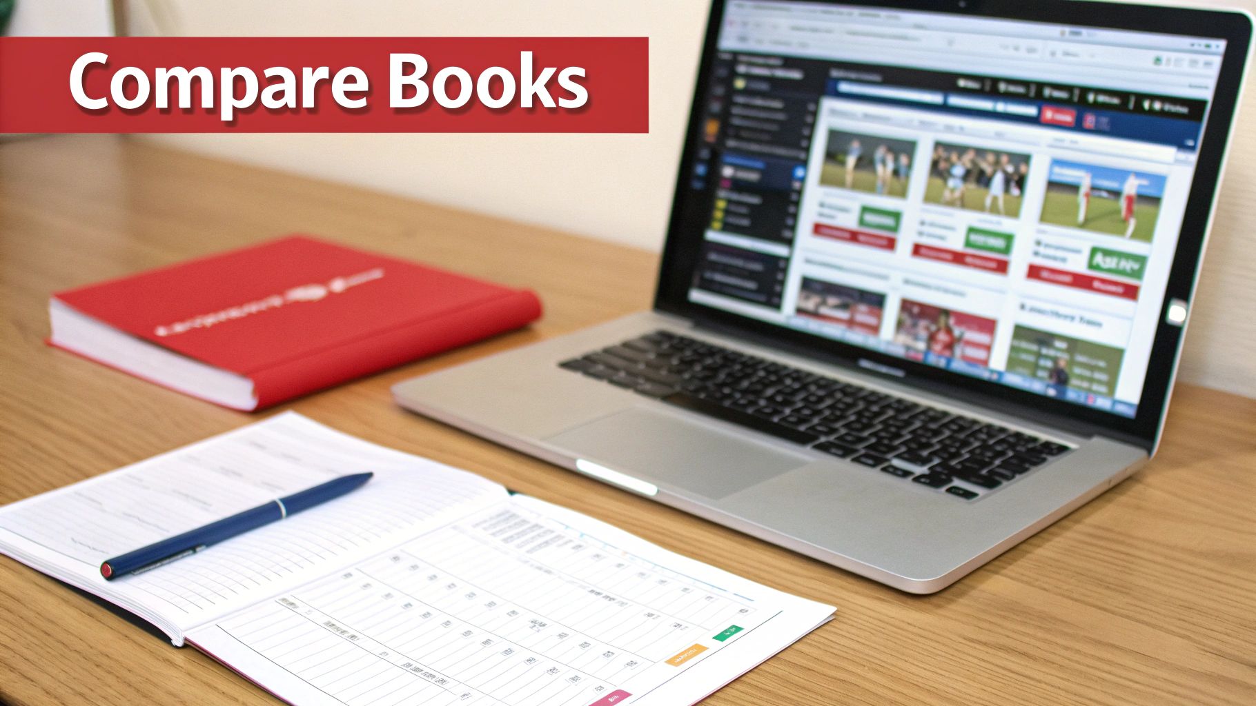 Using a Sport Betting Arbitrage Calculator for Profits 3 A collage of logos of offshore sportsbooks like Bookmaker.eu, BetOnline, and Bovada.