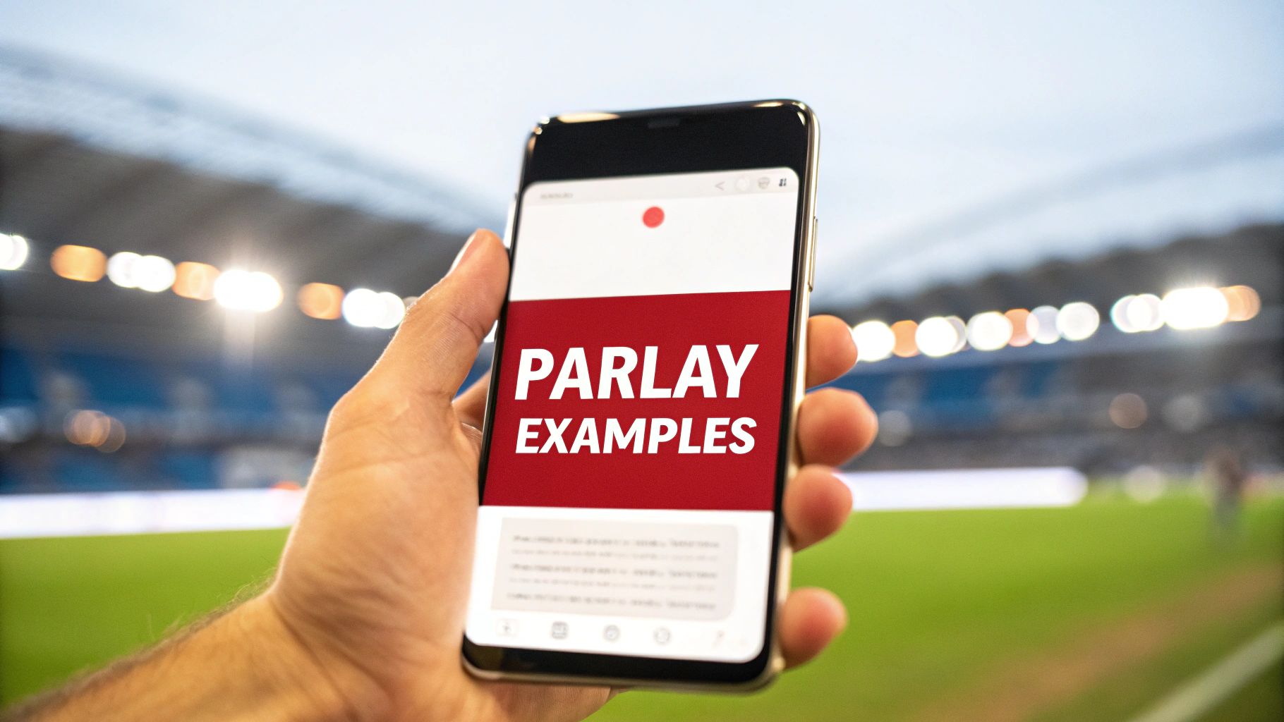 A parlay bet slip from Bovada sportsbook showing multiple NFL selections.