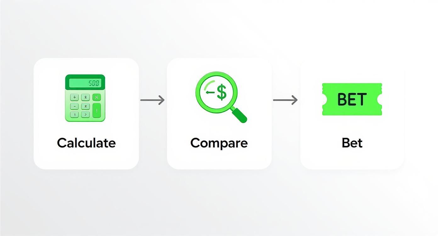 Infographic about how to make money from sports betting