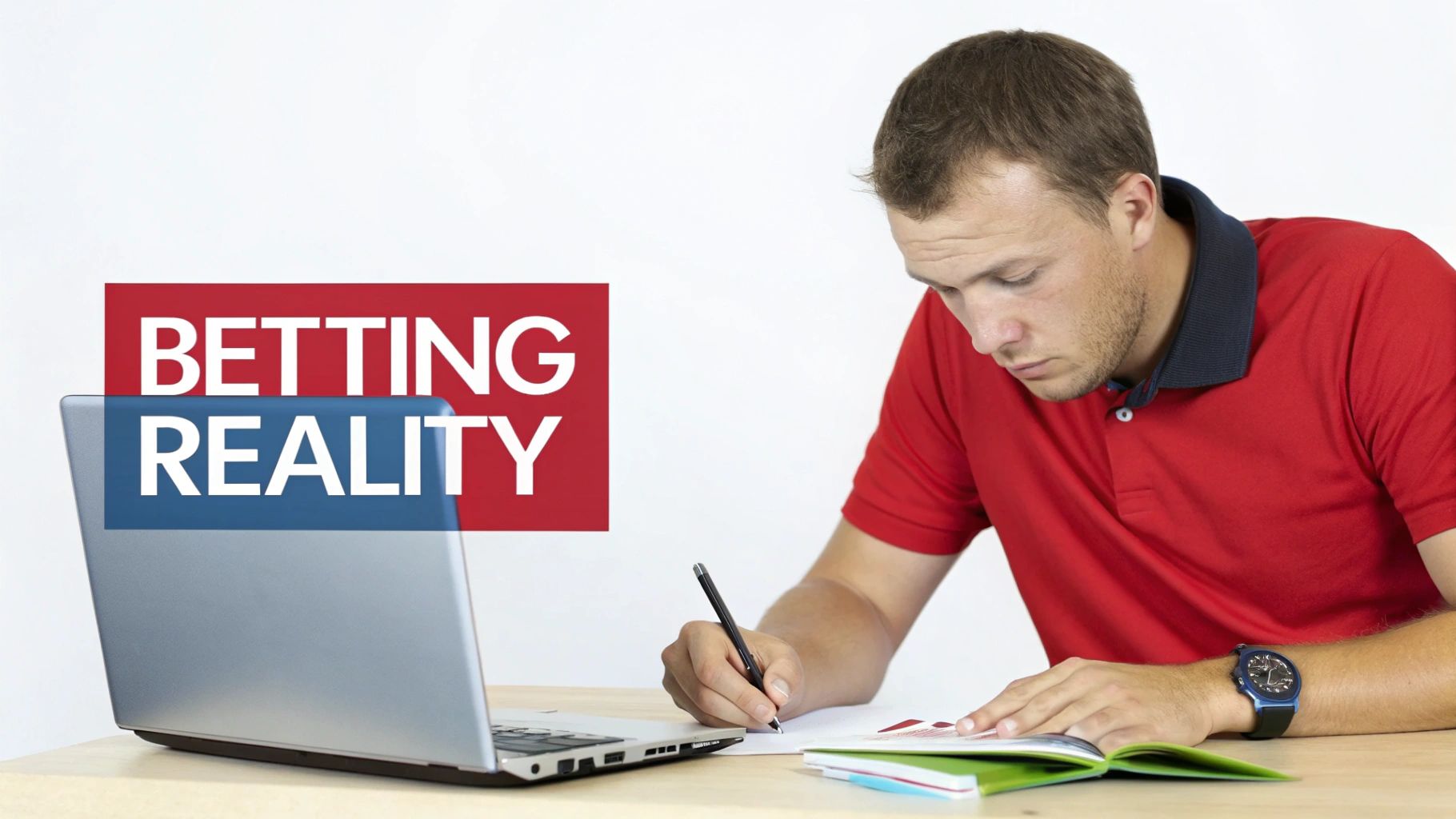A person studying sports betting odds and statistics on a computer.