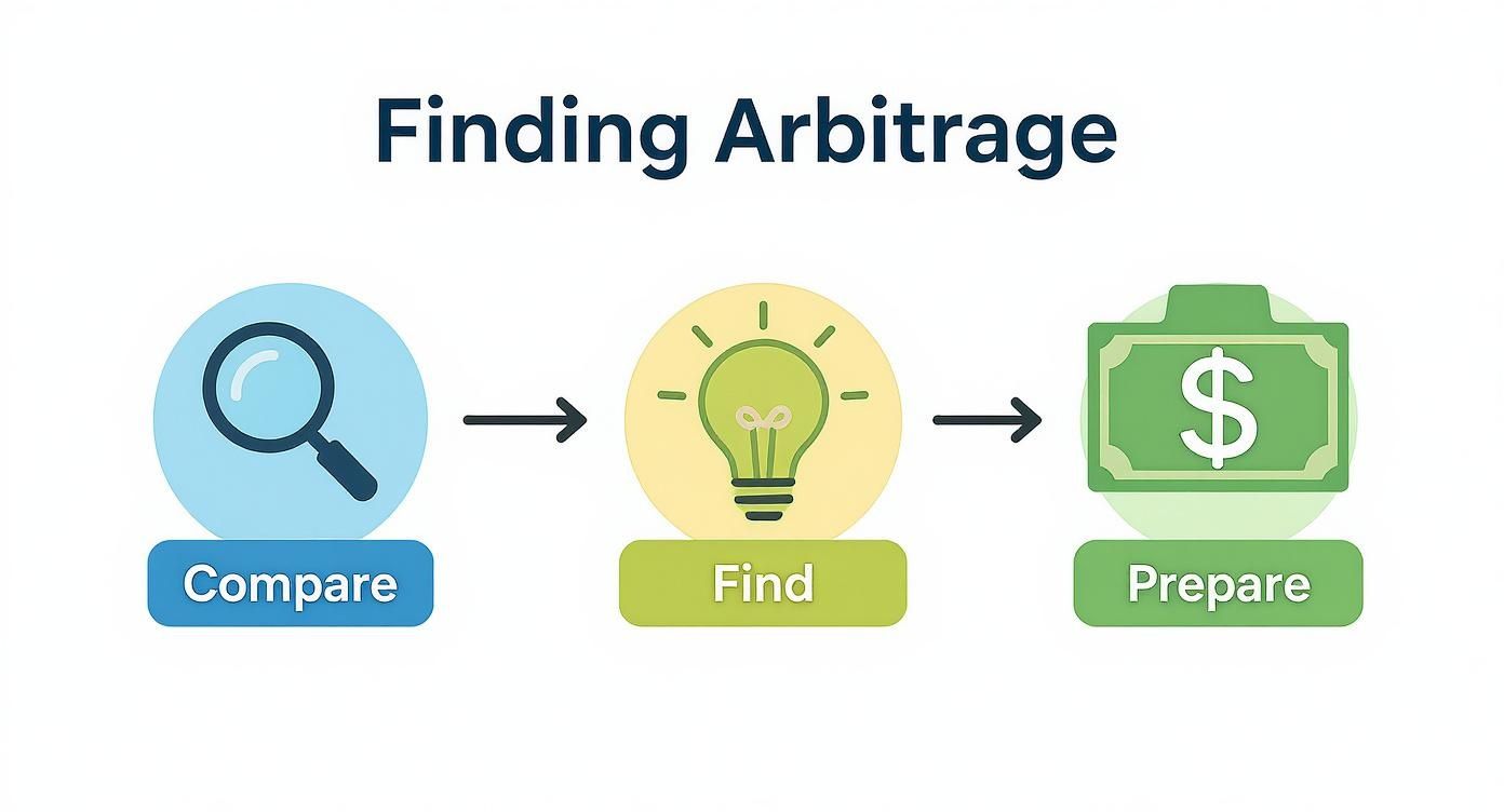 Using an Arbitrage Betting Calculator for Profit 2 Infographic about arbitrage betting calculator