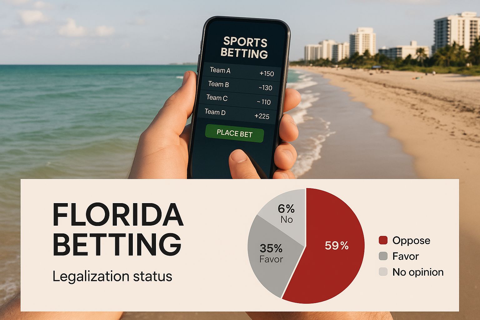 Infographic about is online sports betting legal in florida