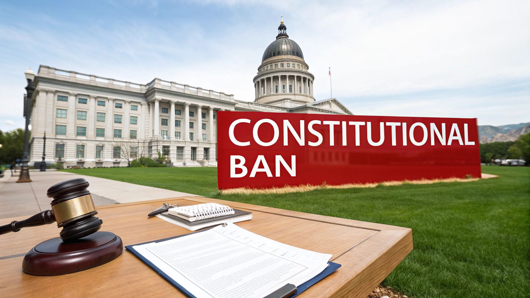 Utah state capitol building