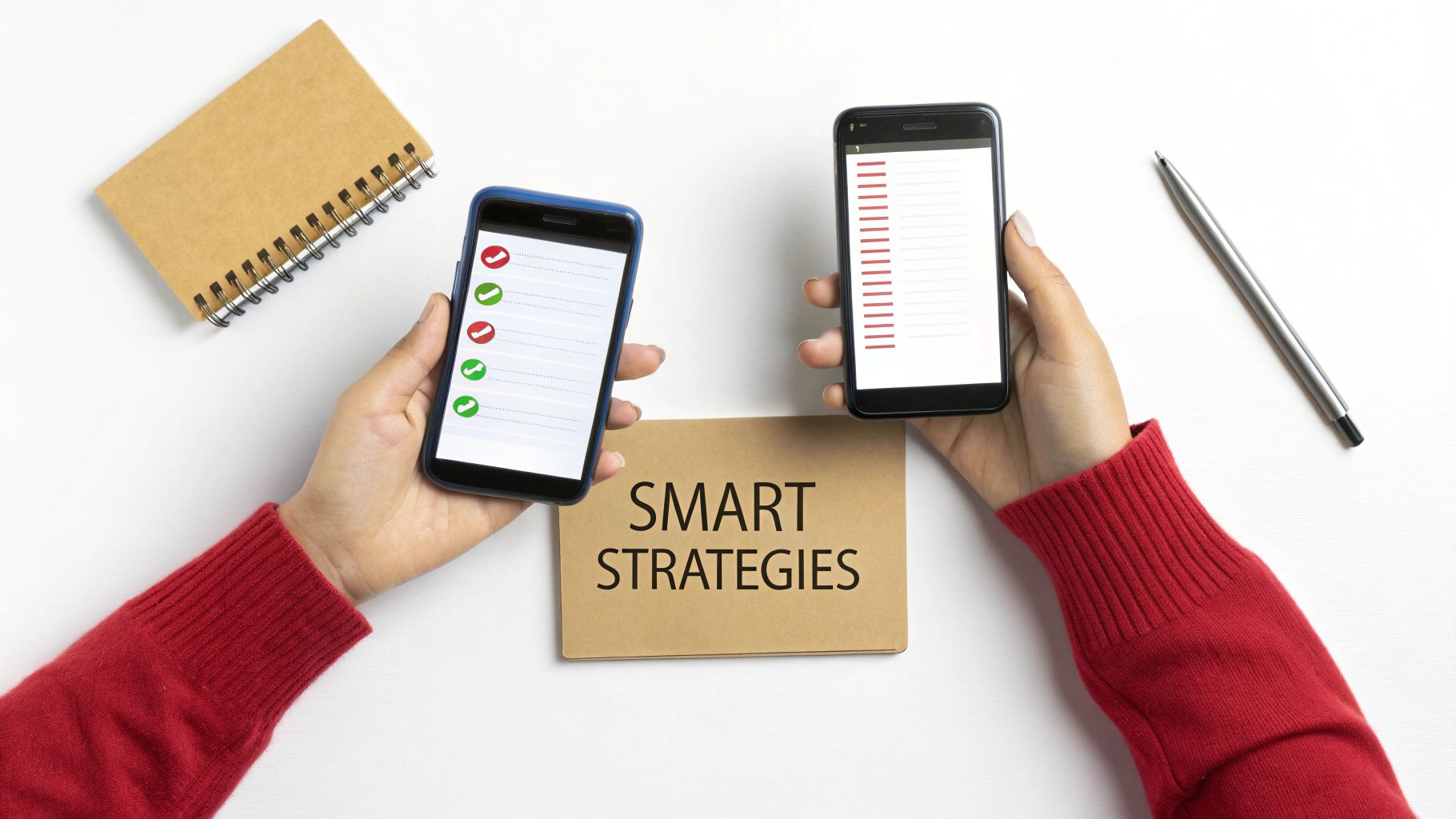 A person studying betting odds on a tablet device with a sports game in the background.