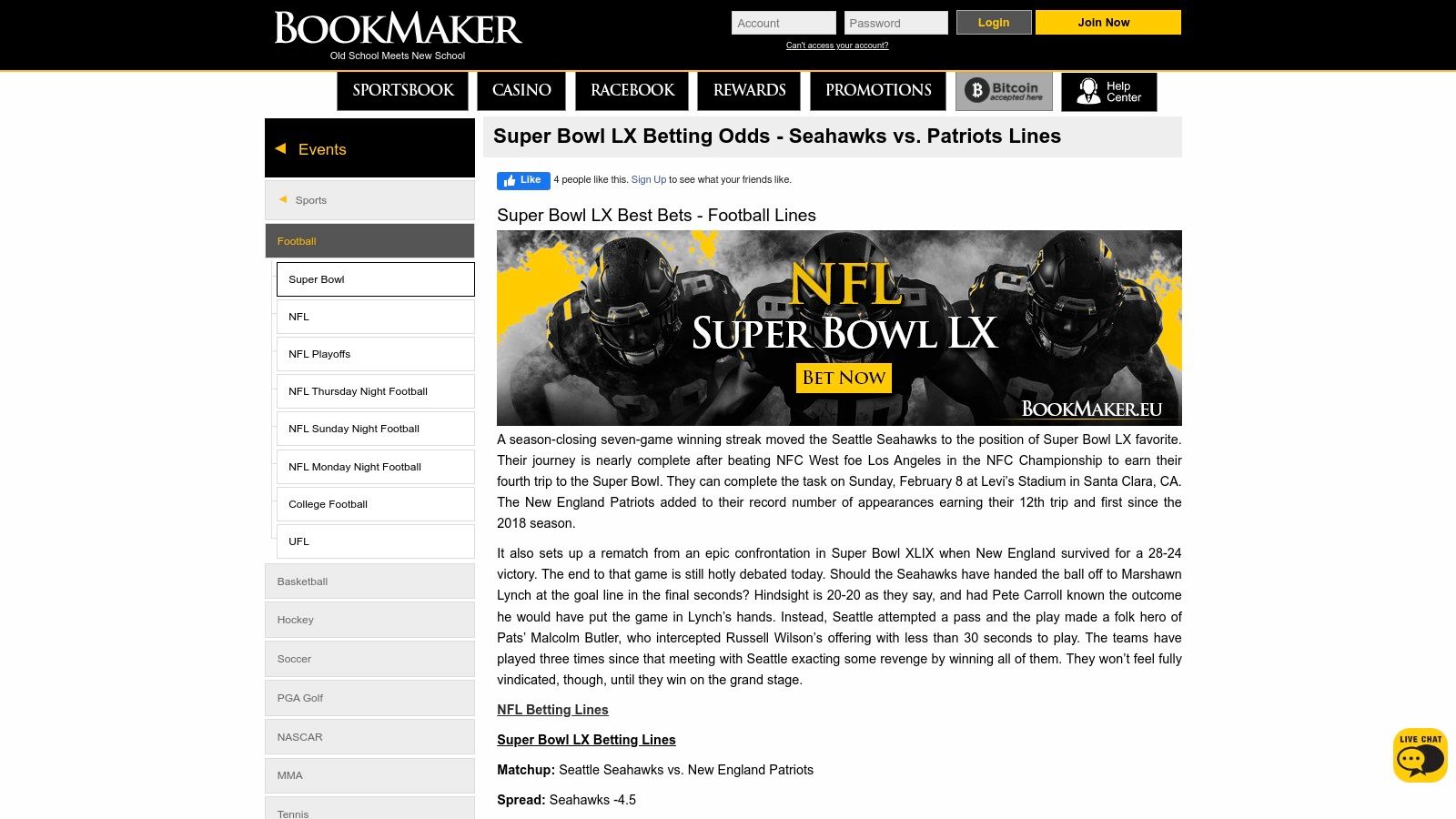 Top offshore betting apps super bowl: 12 picks for 2026 2 Bookmaker.eu