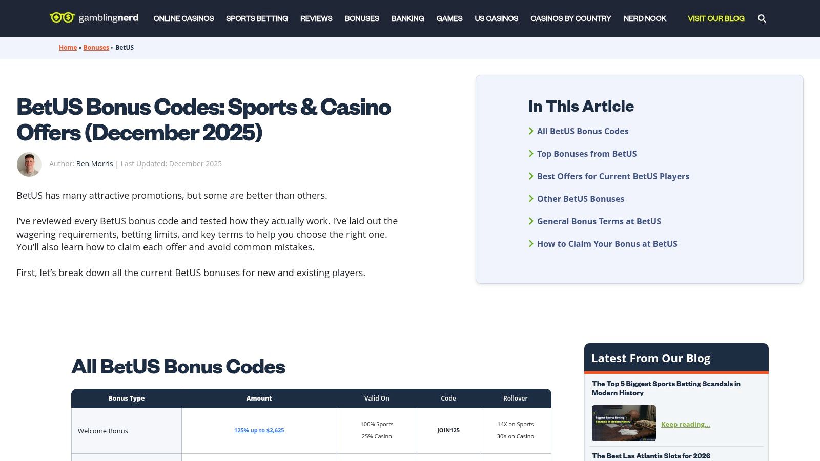 Top 7 BetUS Bonus Codes for Maximum Payouts in 2025 3 GamblingNerd – BetUS Bonus Codes (Tested and Explained)