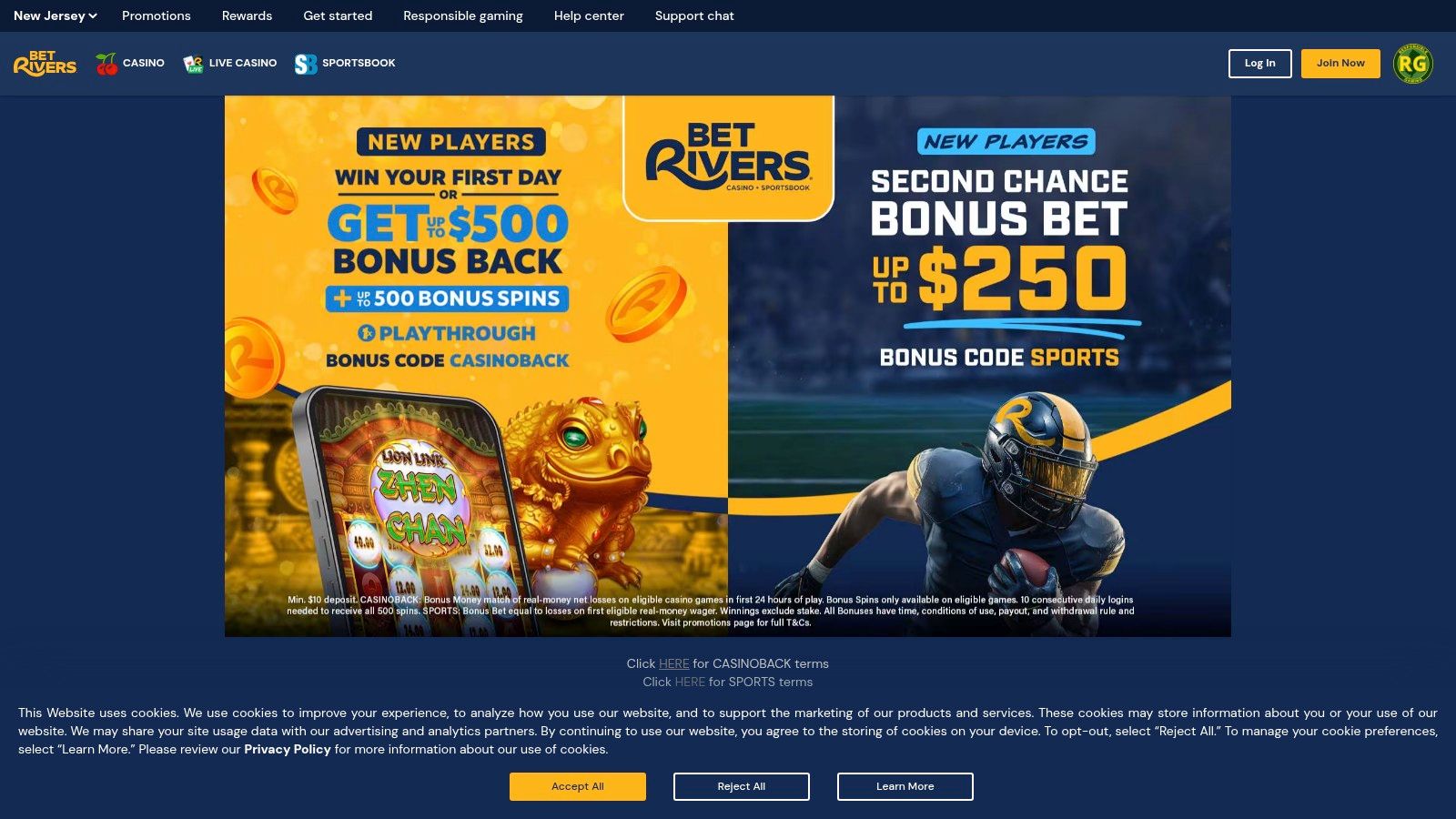 BetRivers Sportsbook (Rush Street Interactive)