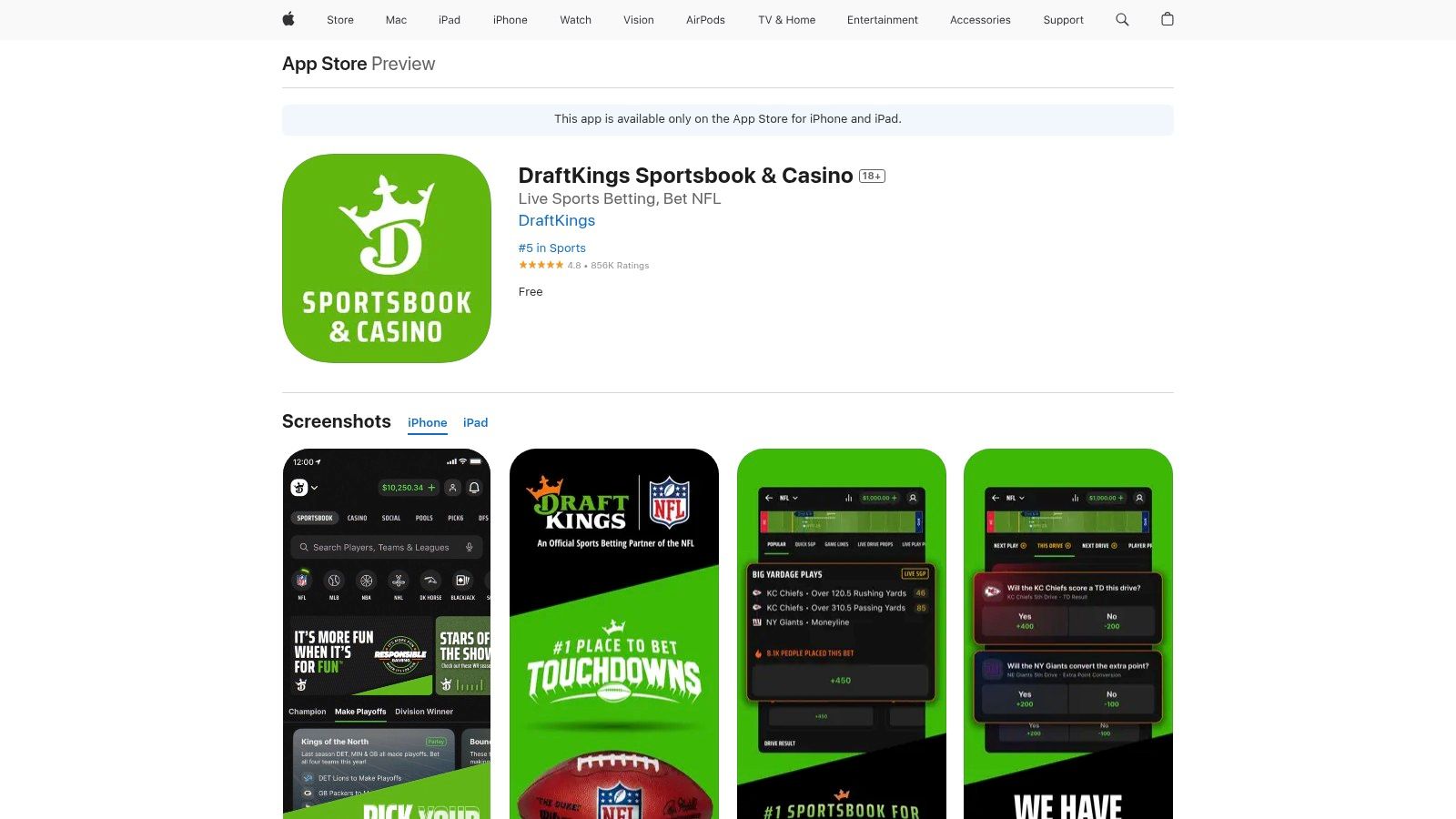 Apple App Store (iOS)