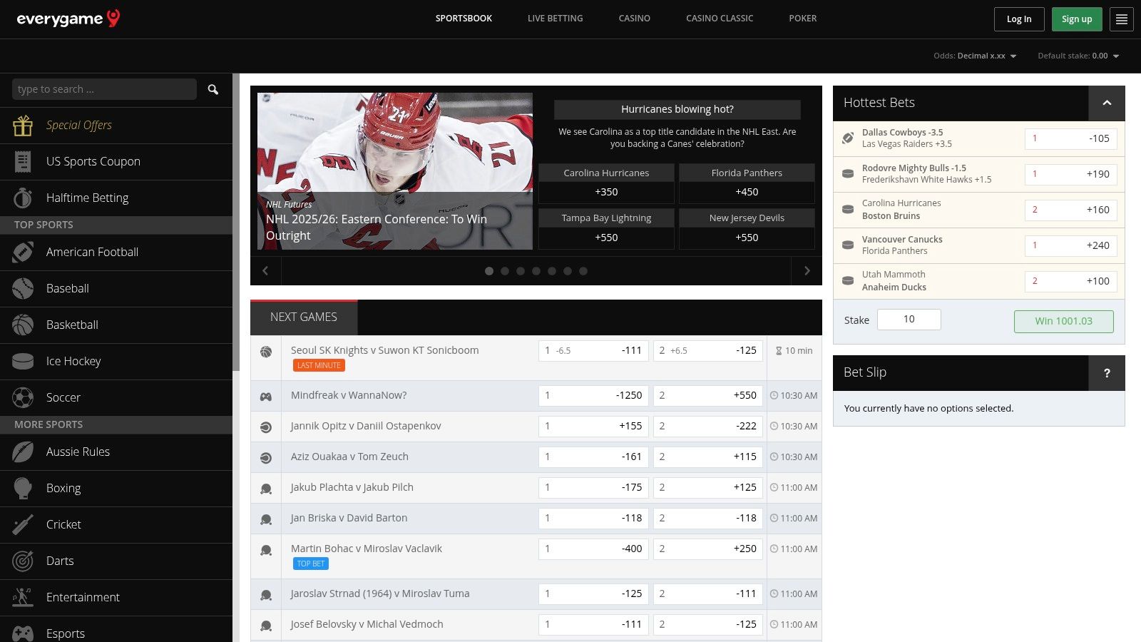 Everygame (formerly Intertops)