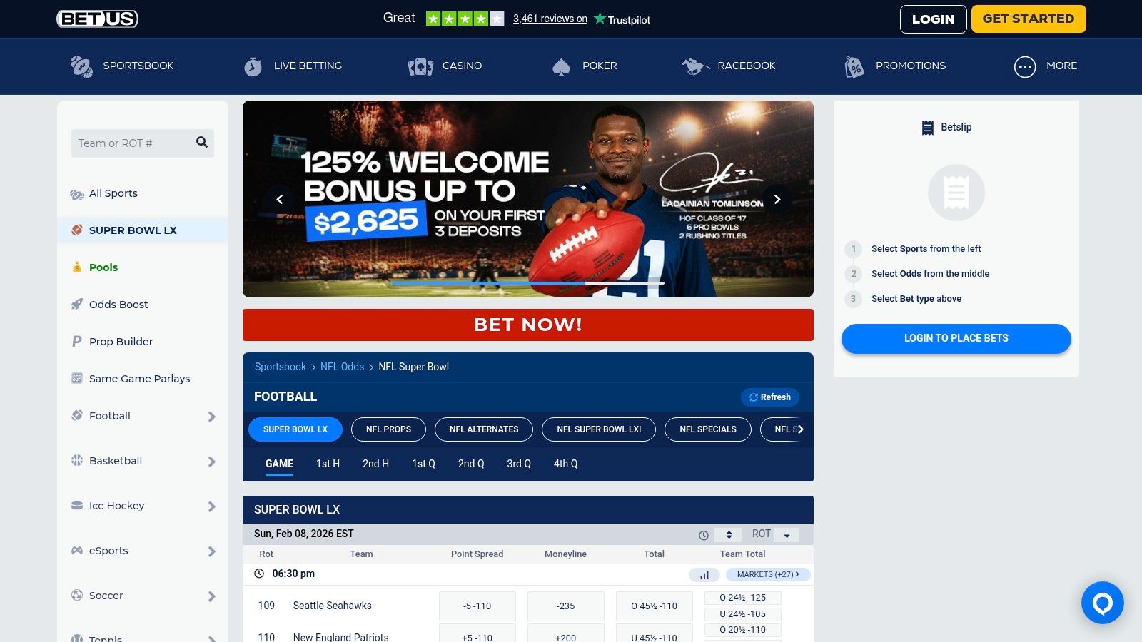 Top offshore betting apps super bowl: 12 picks for 2026 1 BetUS