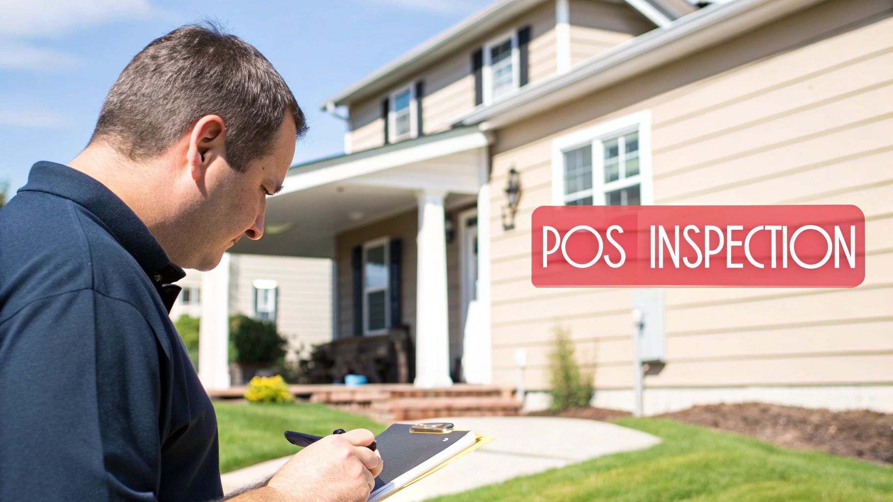 A modern home in Mayfield Heights with a well-maintained lawn.