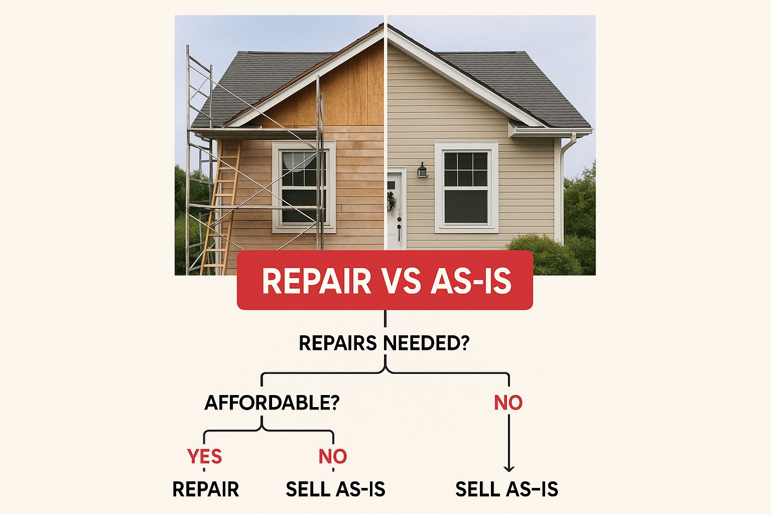 Infographic about Selling a House With Termite Problems In Cleveland