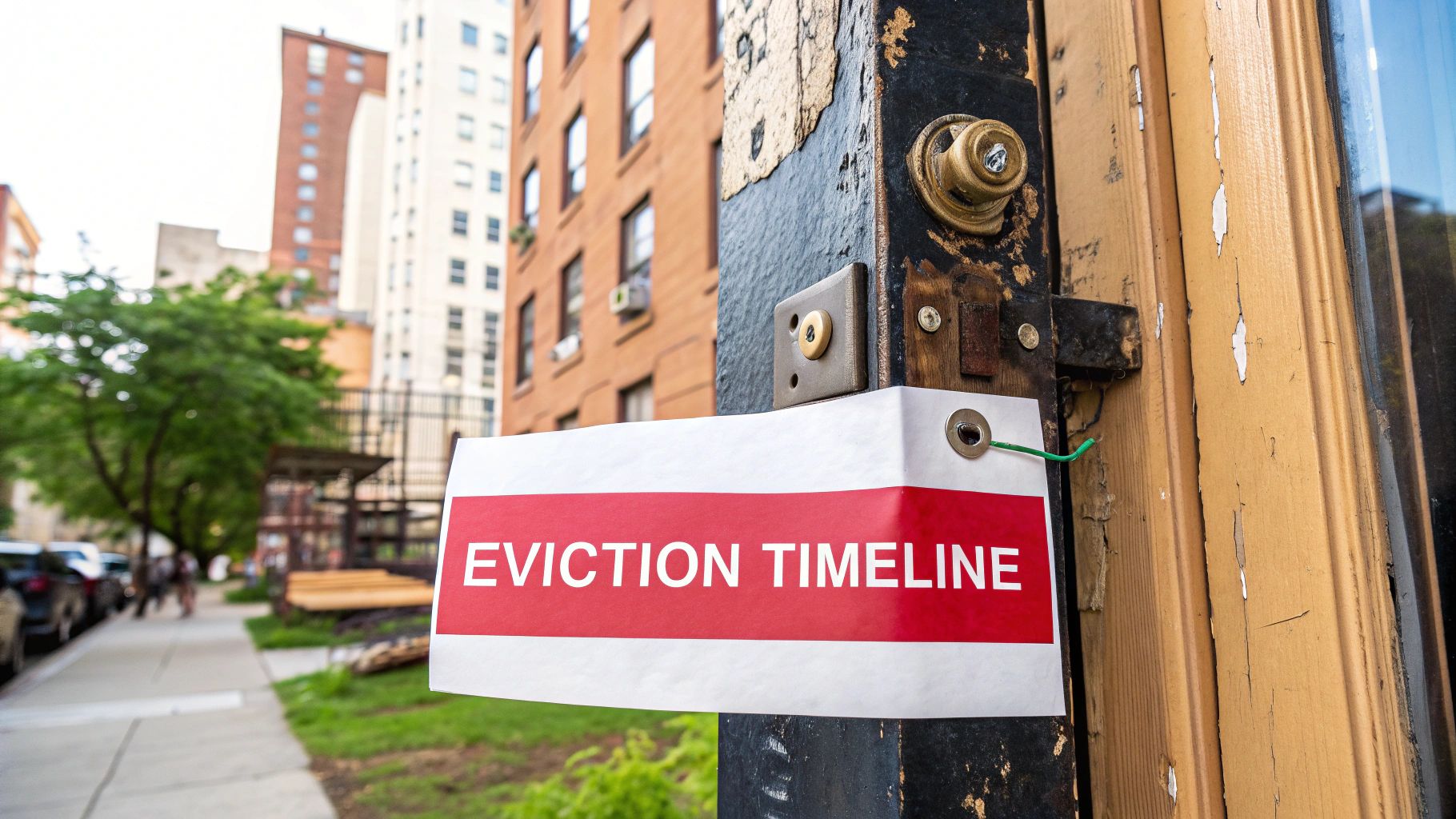 An image of a calculator, keys, and stacks of coins, representing the high financial costs associated with eviction.