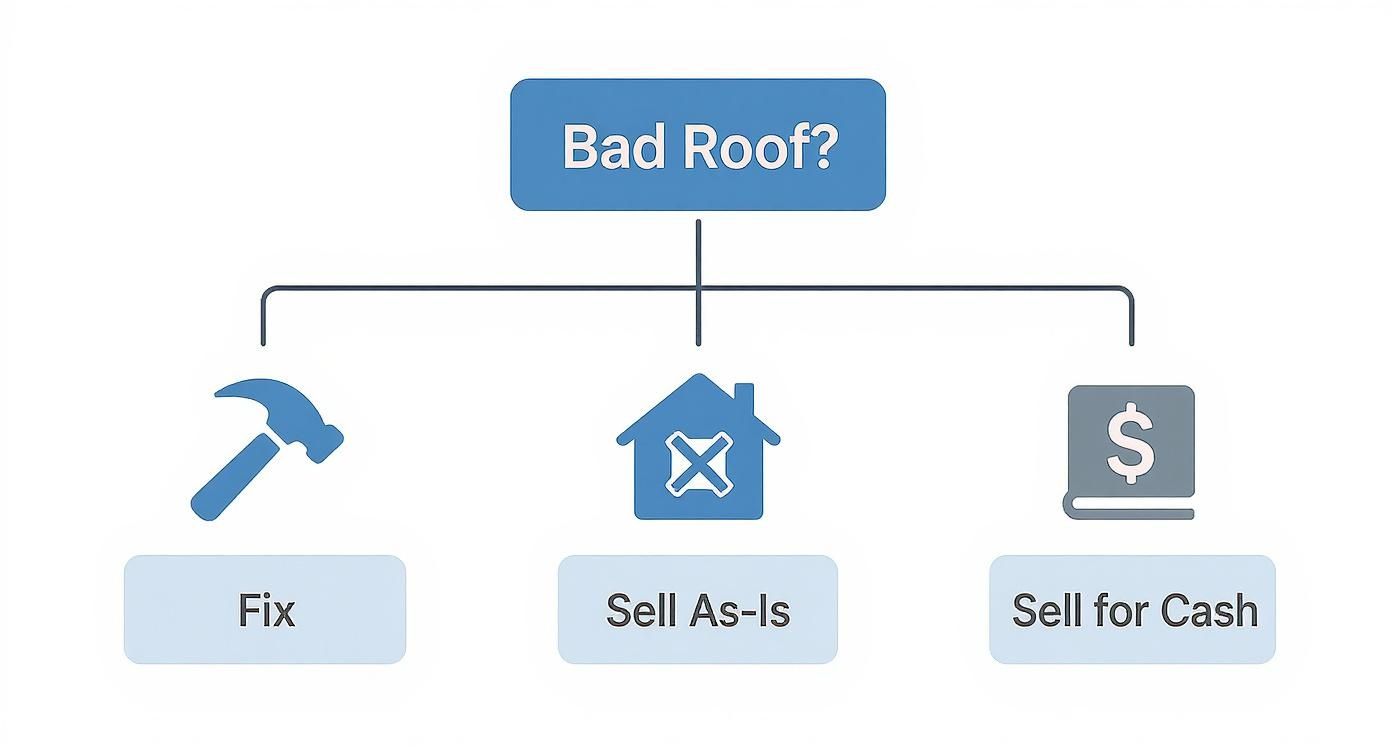 Infographic about Selling a Cleveland House With a Bad Roof