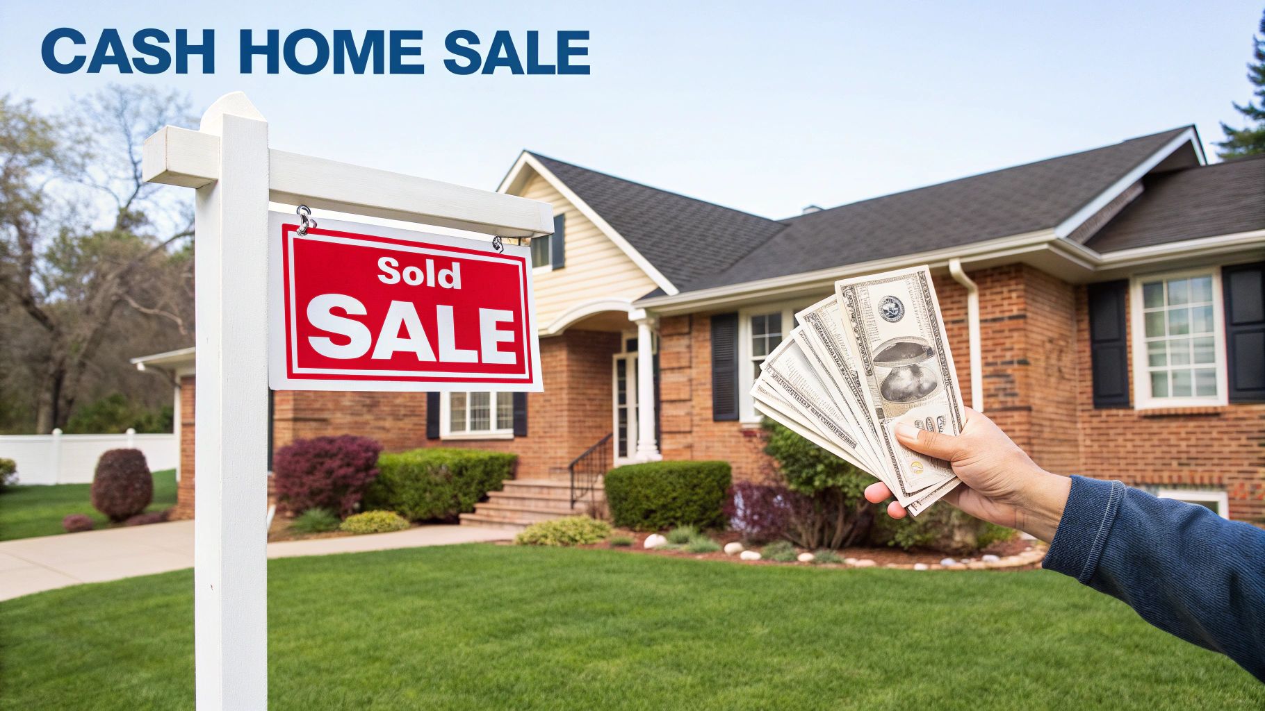 A family smiling with a moving box, looking relieved and hopeful.