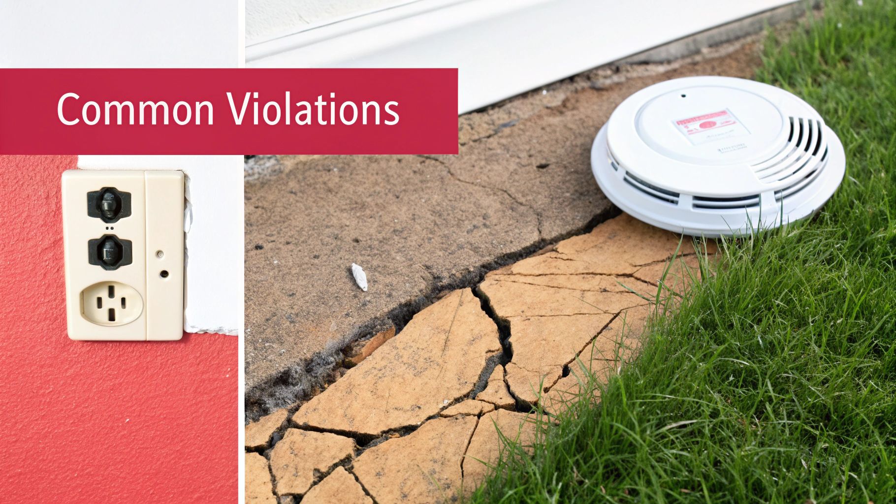 A home inspector examining the electrical panel in a basement.