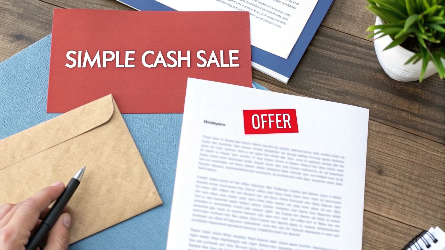 A person's hand holding a small house model with a question mark behind it.