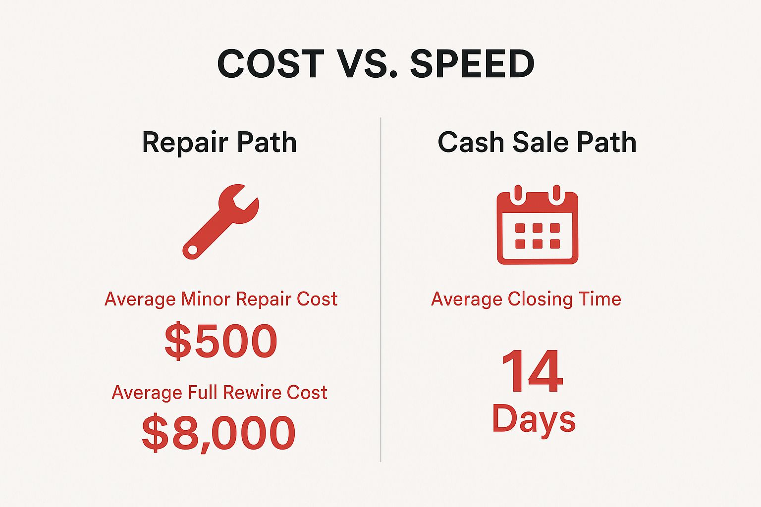 Infographic about Selling a House With Electrical Problems in Cleveland
