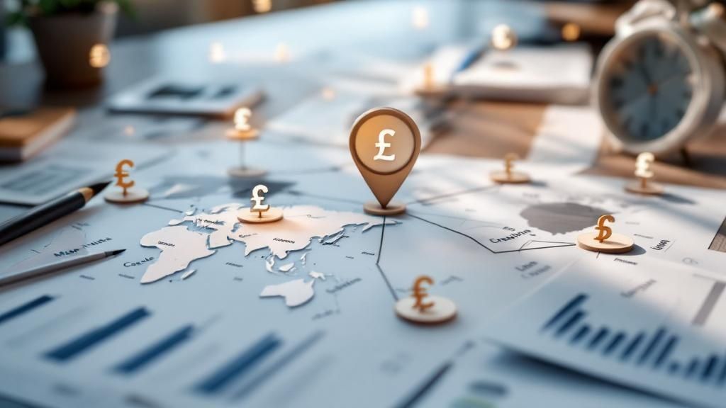 South African Flag with Business Overlay