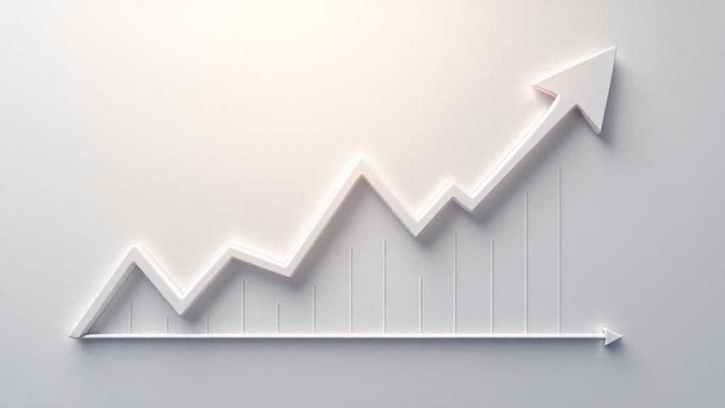 Three stacks of coins of increasing height, representing micro, mini, and standard lots, with arrows showing potential profit or loss.