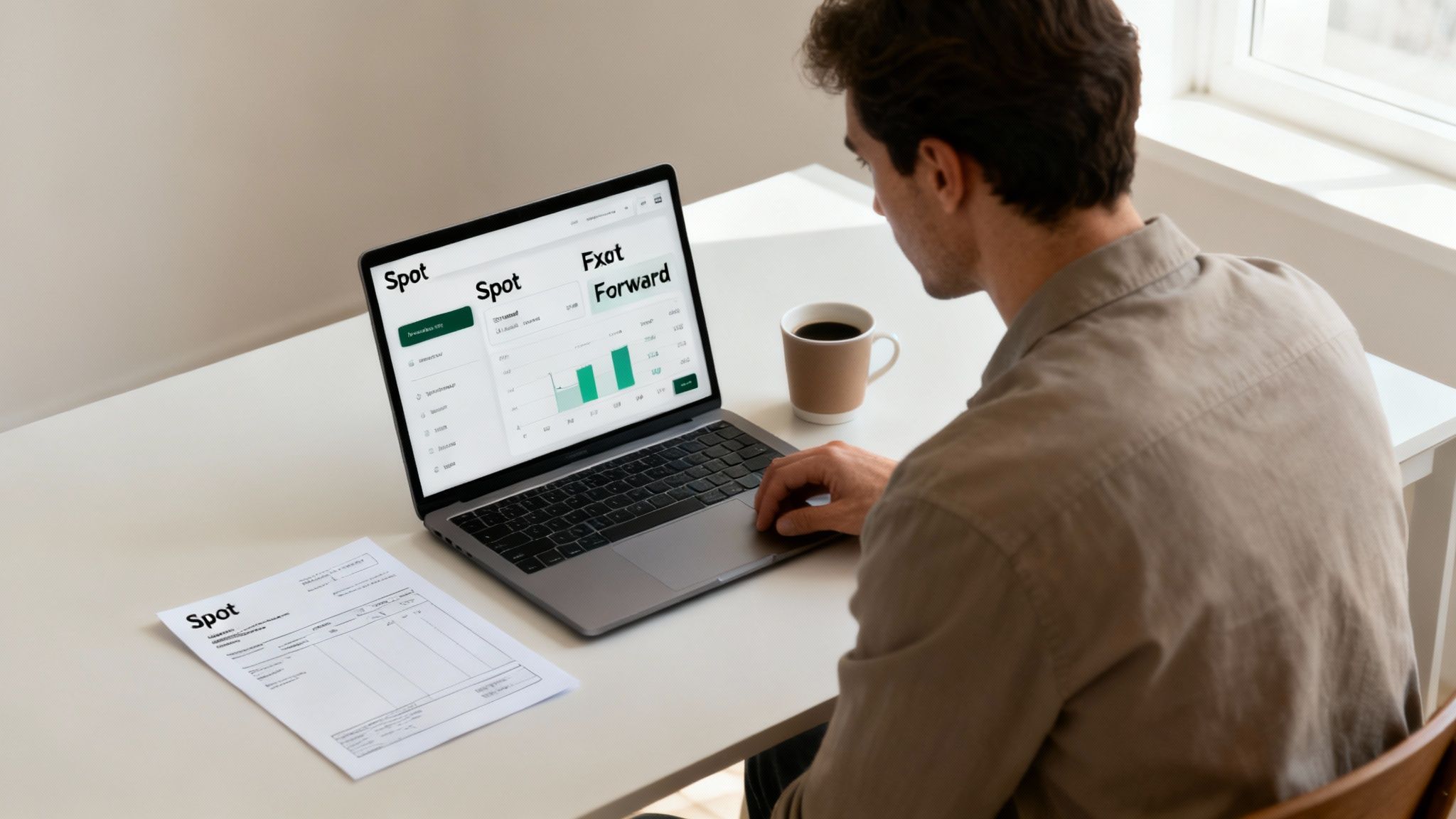 A group of business professionals discussing international trade strategies around a table, representing business forex transactions.