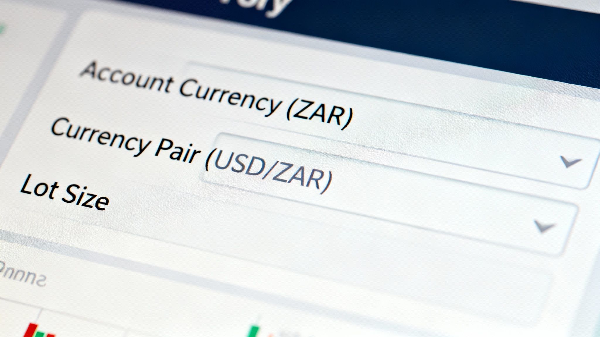 A close-up of a person's hand using a calculator with financial charts in the background, illustrating financial planning
