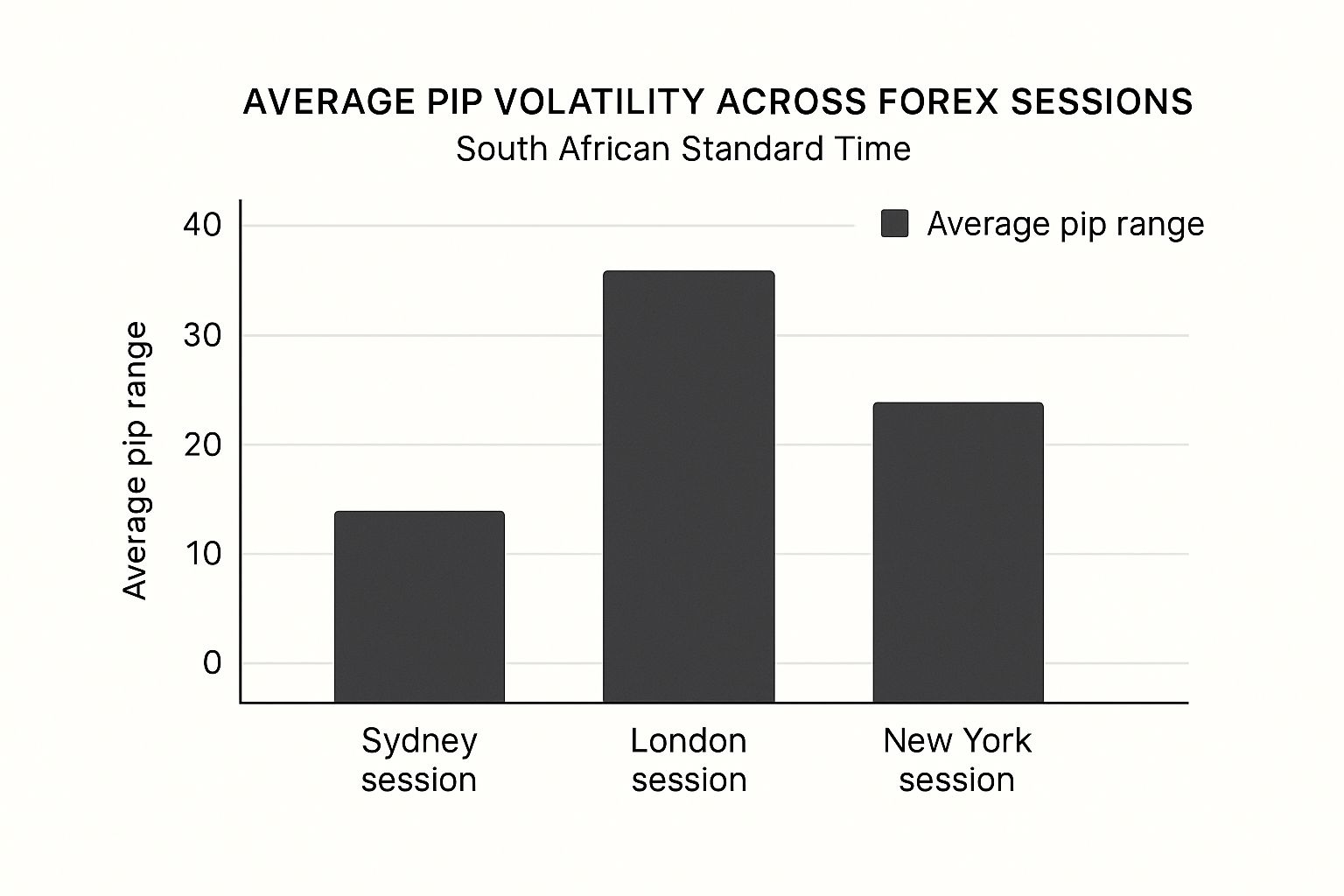 Infographic about forex trading times south africa