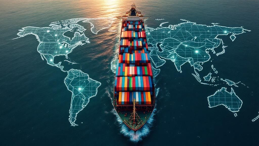 A simplified diagram showing the supply chain flow from raw materials to supplier, manufacturer, distributor, retailer, and finally the consumer.