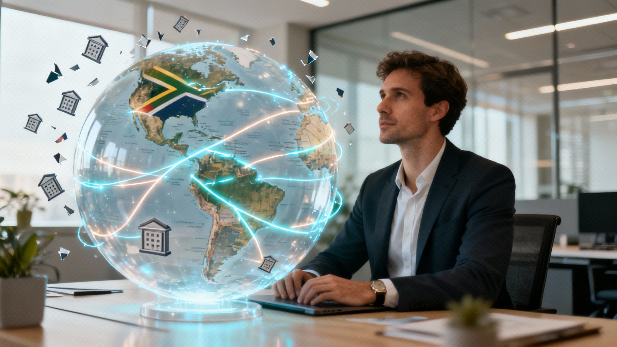 A screenshot of the Zaro dashboard homepage, showing a clean interface with account balances and recent transactions.