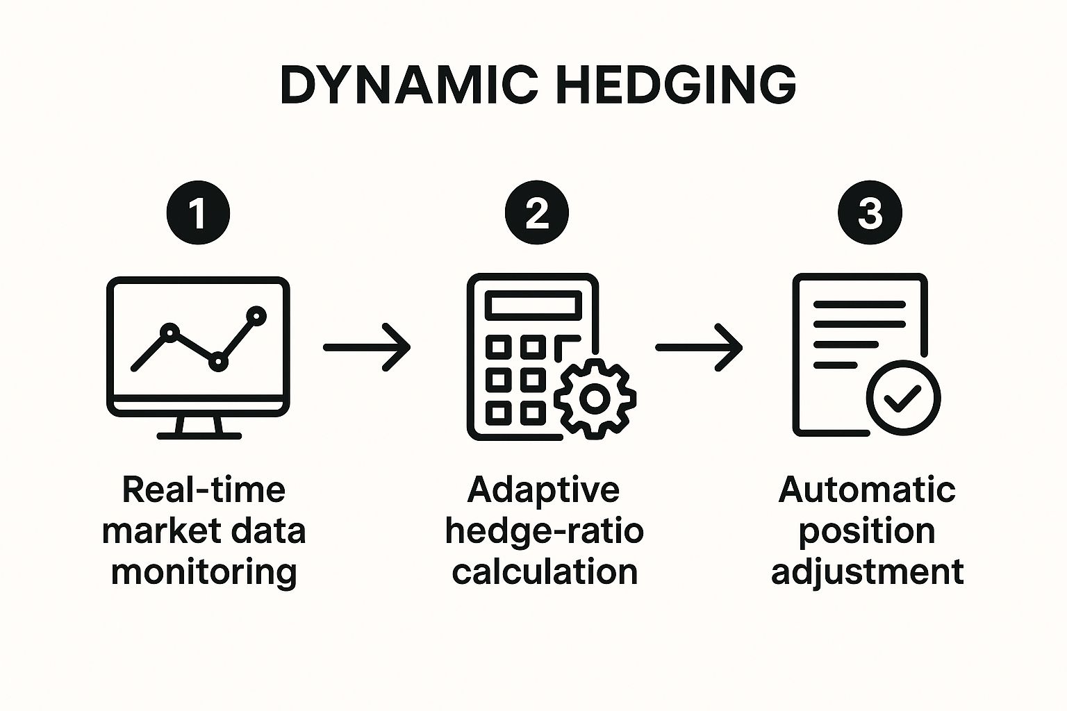 Infographic showing key data about Dynamic Hedging