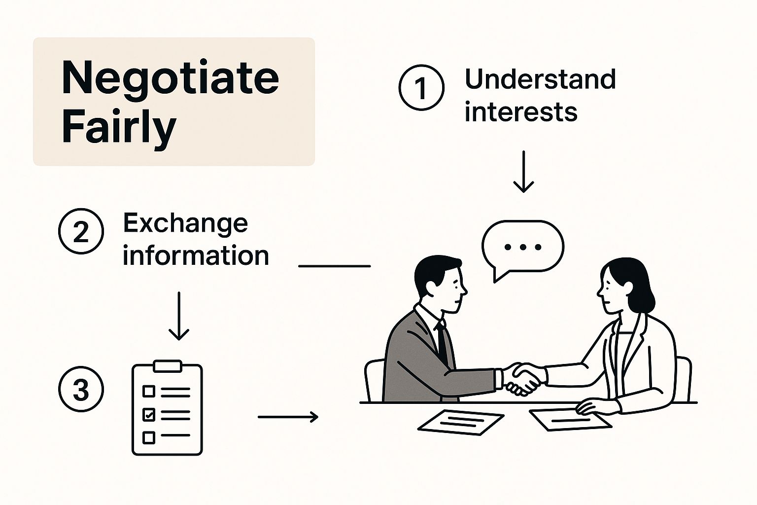 Infographic about total loss settlement negotiation