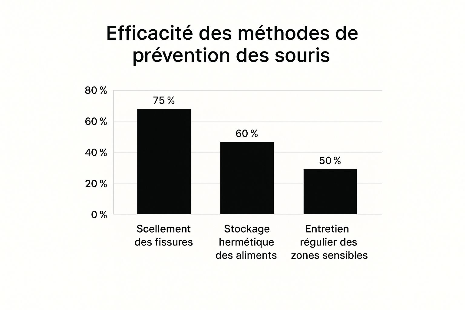 Taux de capture des pièges à souris selon l'emplacement