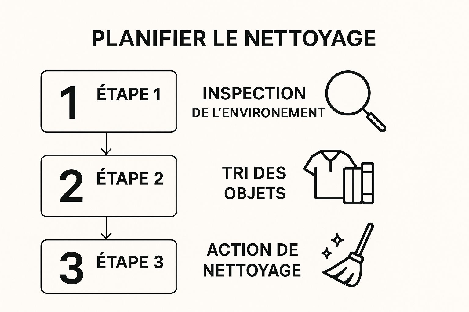 Processus de nettoyage
