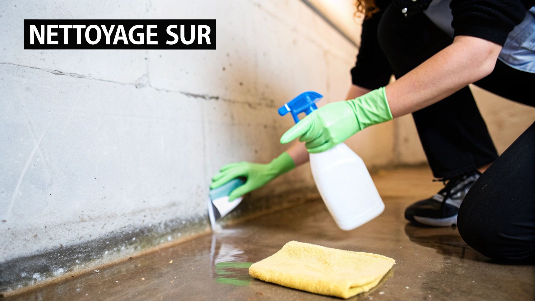 Nettoyage des crottes de rat