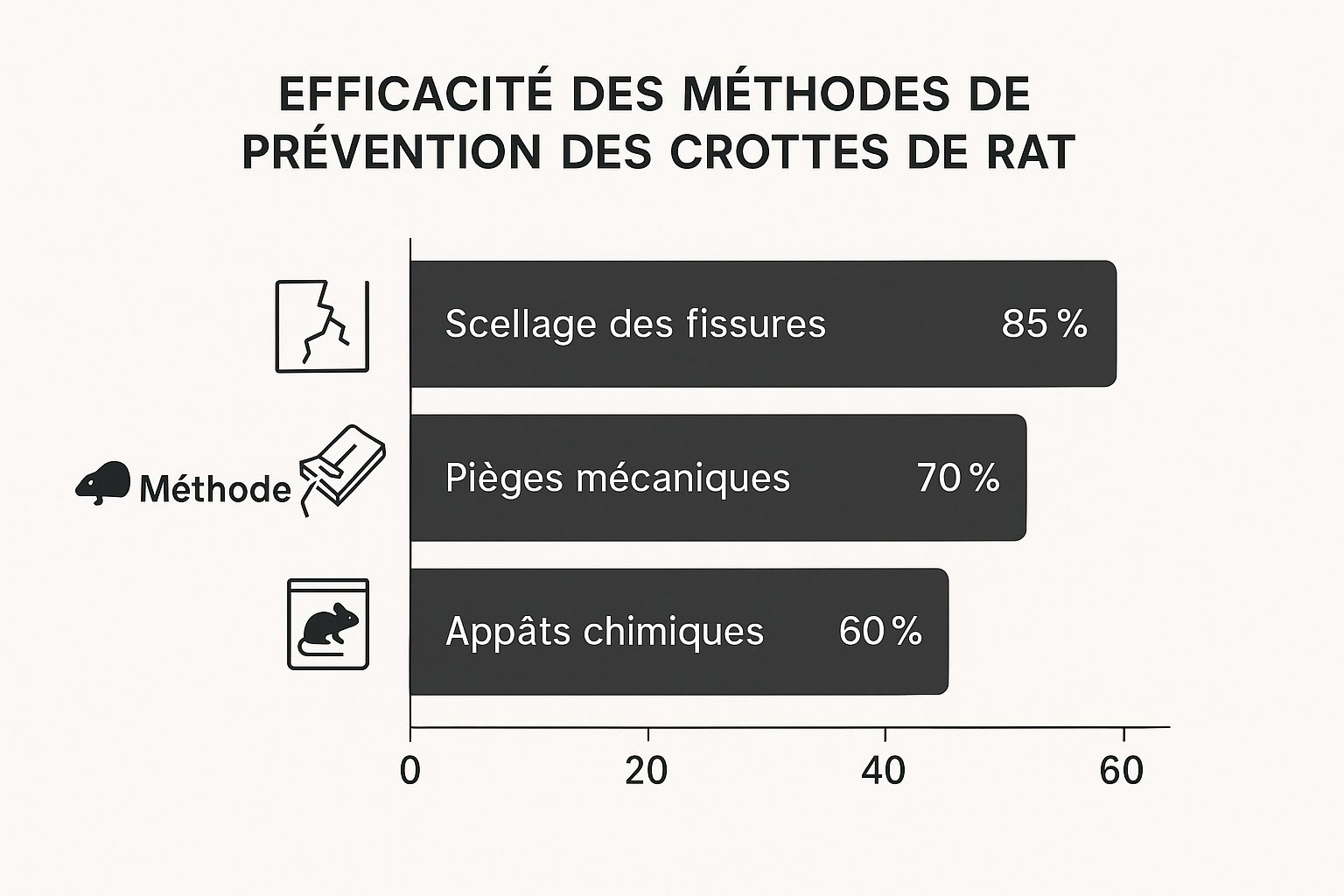 Infographic about crottes de rat