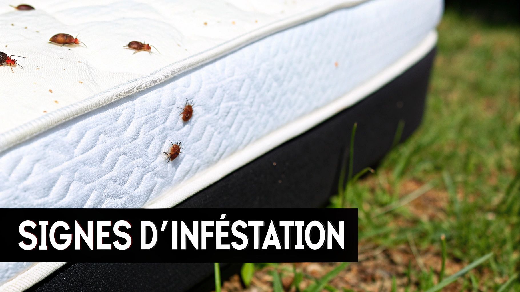 Signes d'une infestation de punaises de lit