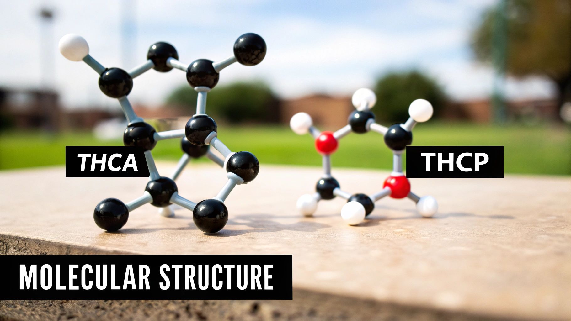 THCA vs THCP structures