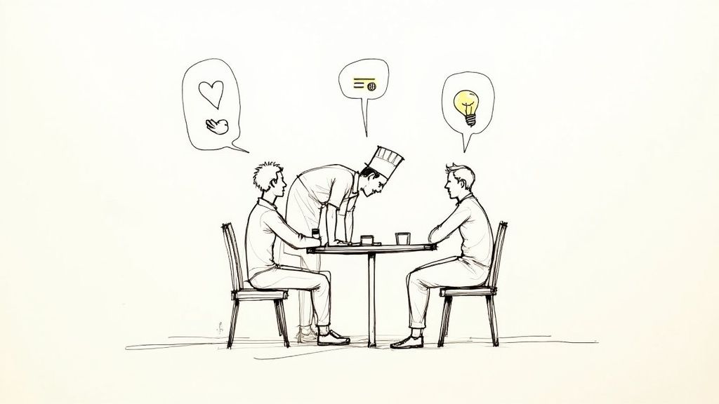 A person analysing charts and graphs on a digital screen, representing the analysis of VoC survey data.