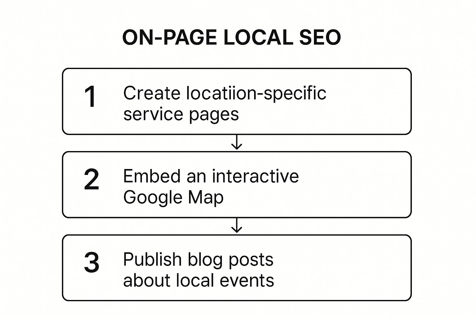 Infographic about local seo for small business