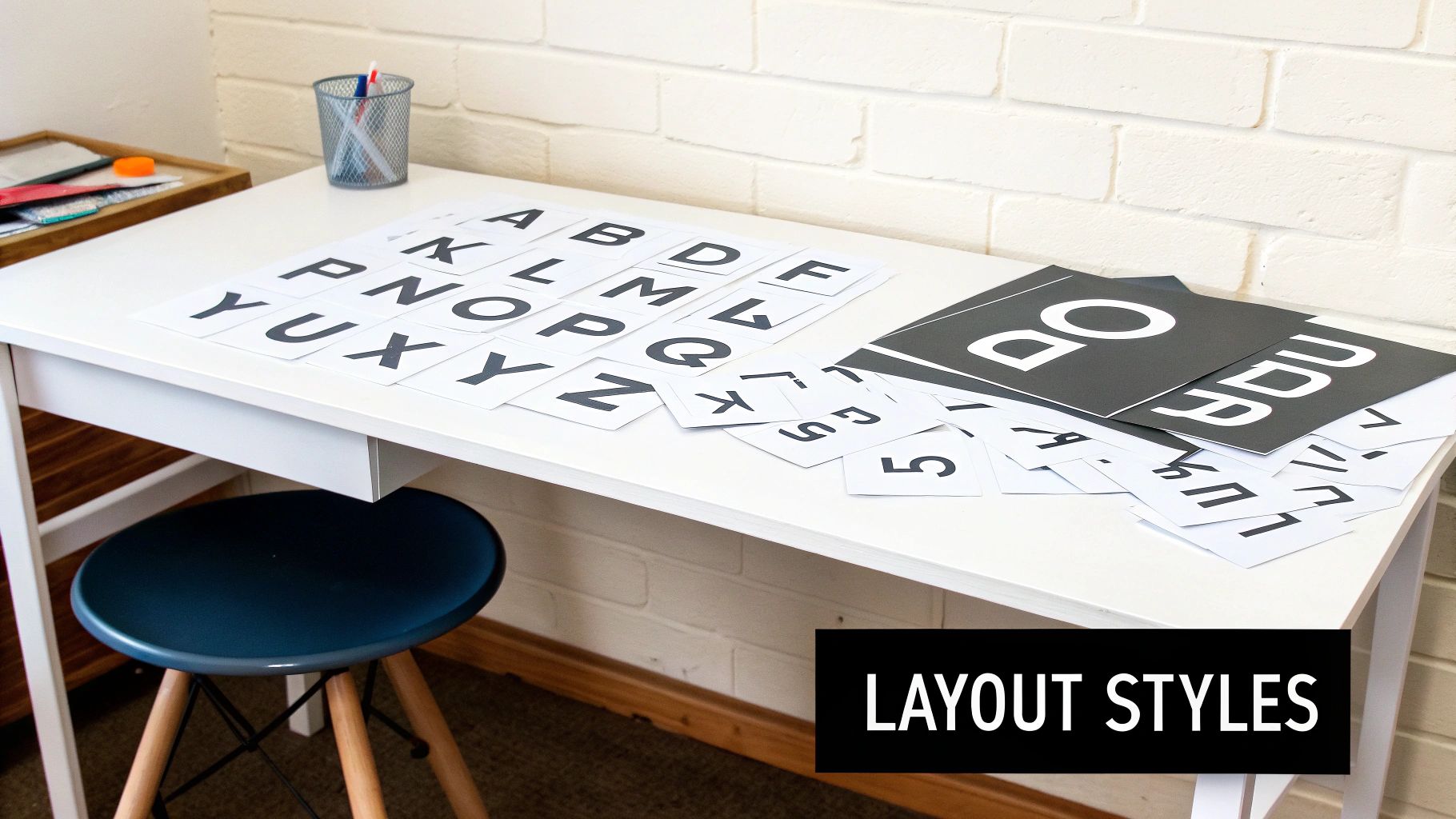 A person comparing three different business letter layouts side-by-side on a screen.