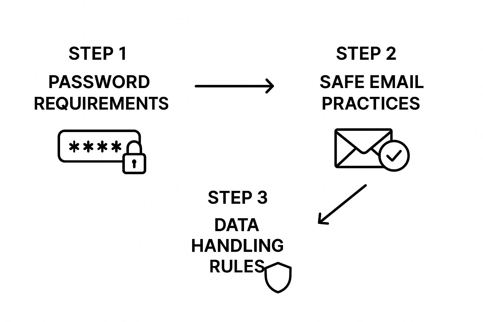Infographic about cybersecurity for small businesses