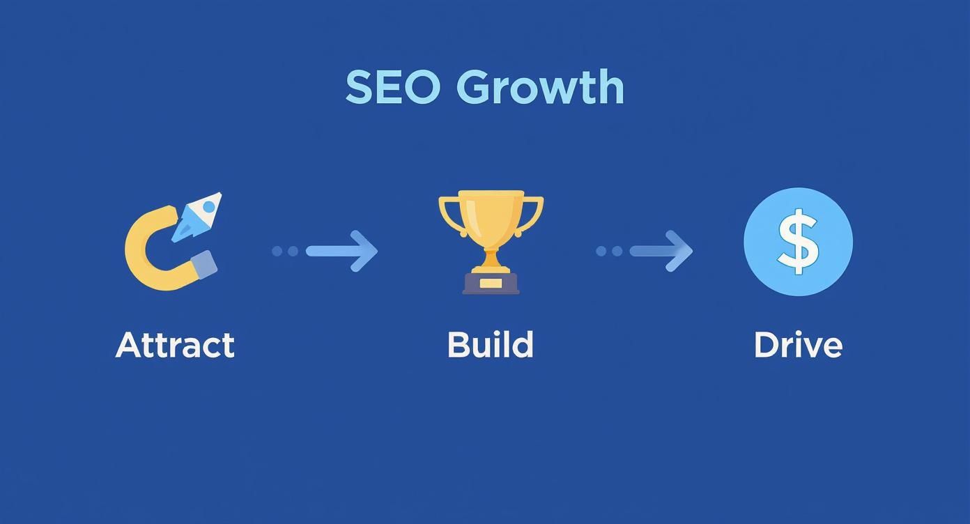 Infographic about website search engine optimization