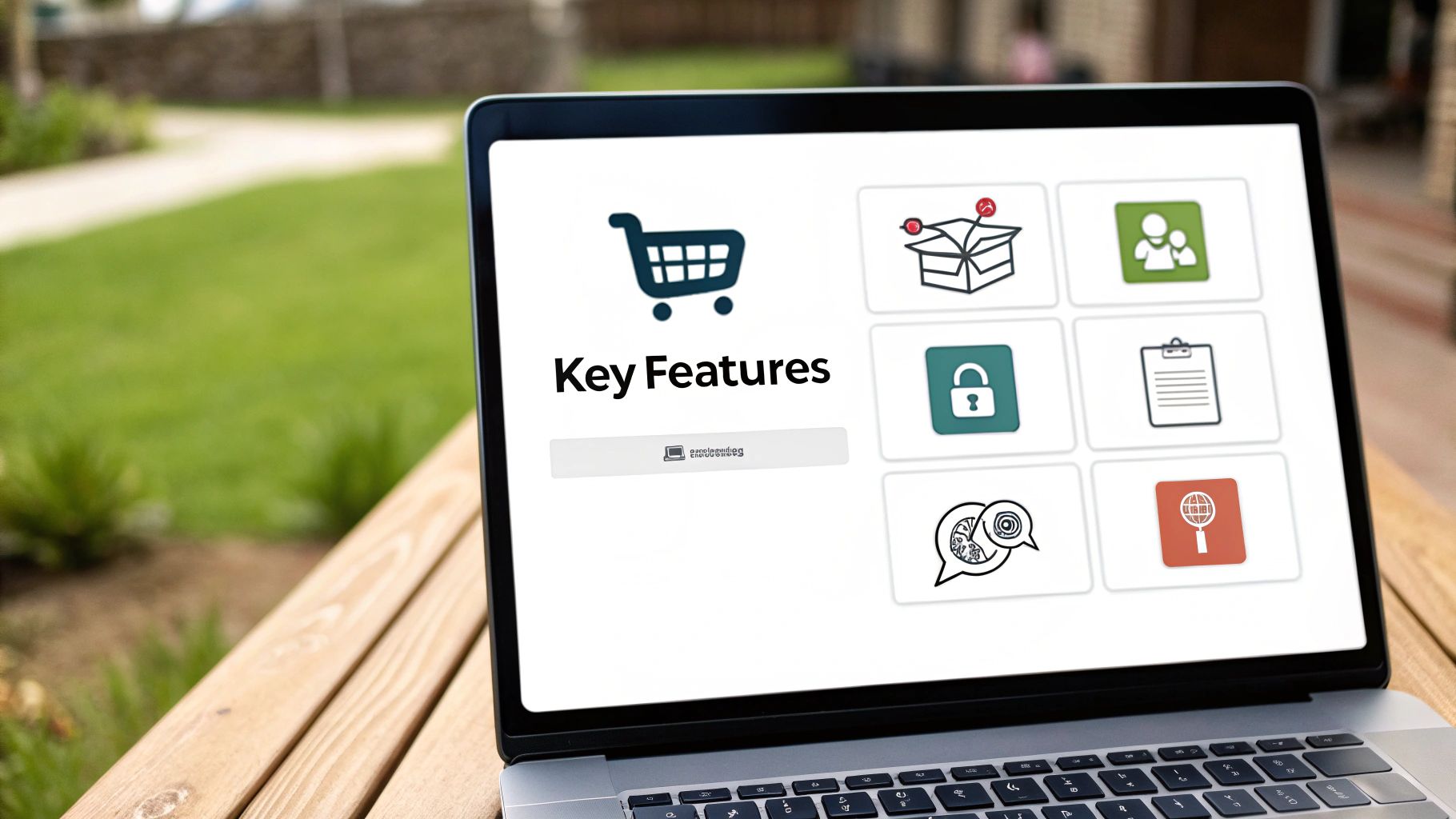 A checklist of features on a digital tablet, symbolising what to look for in a website builder.