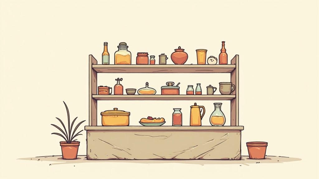 The 'Global Nomad' Tiered Display