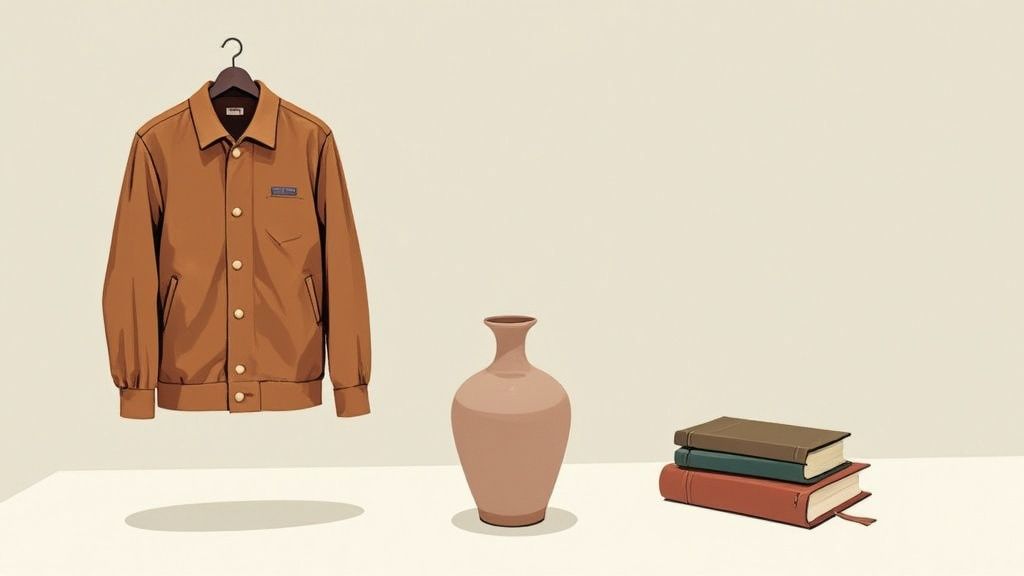 A curated collection of high-quality jewelry and accessories displayed for sale.