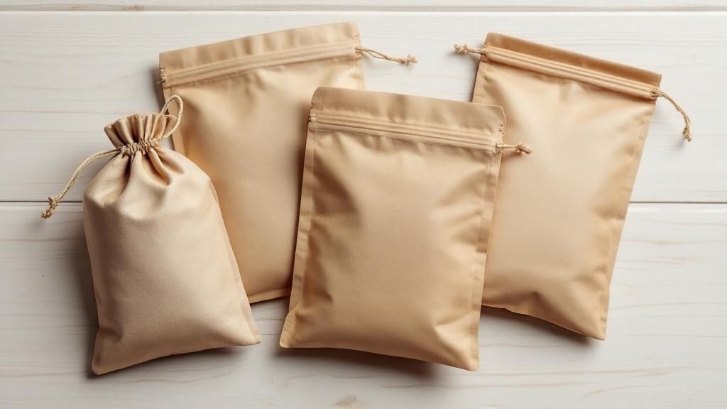 Eco-Friendly Kraft Paper Pouches