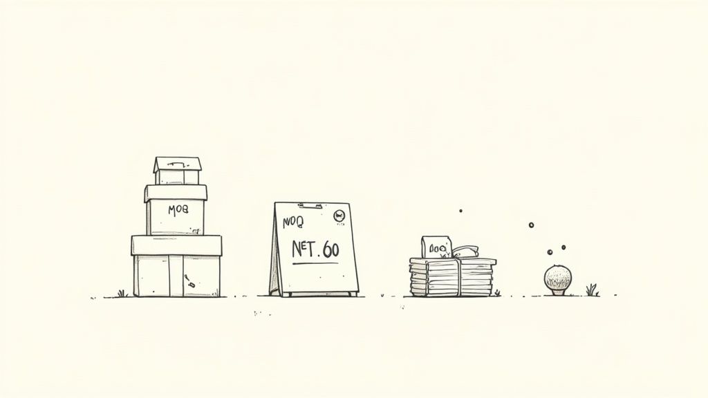 A close-up of a negotiation table with hands exchanging documents, with jewelry pieces and accessories scattered nearby.