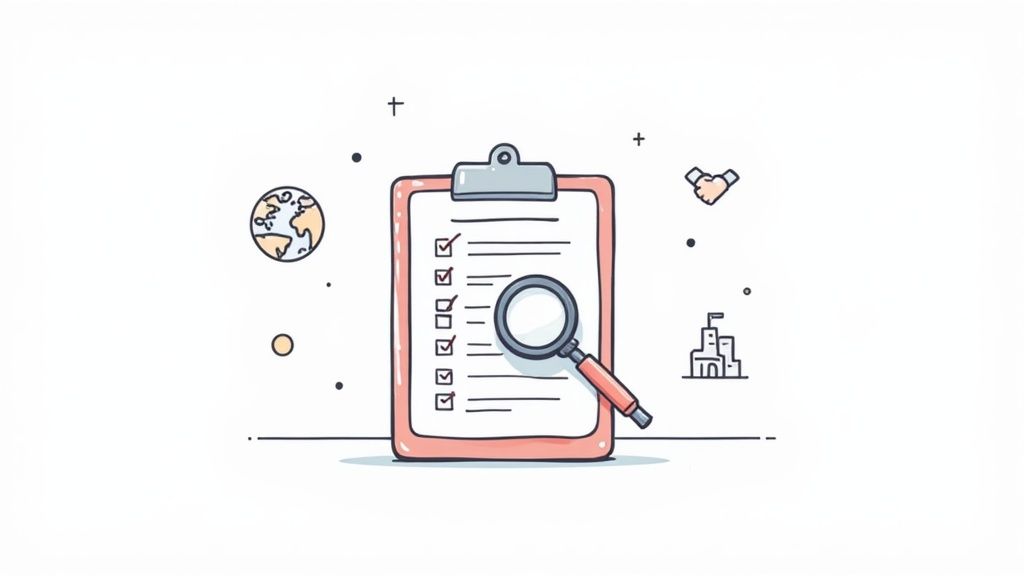 Business owner inspecting bulk chain jewelry from a supplier